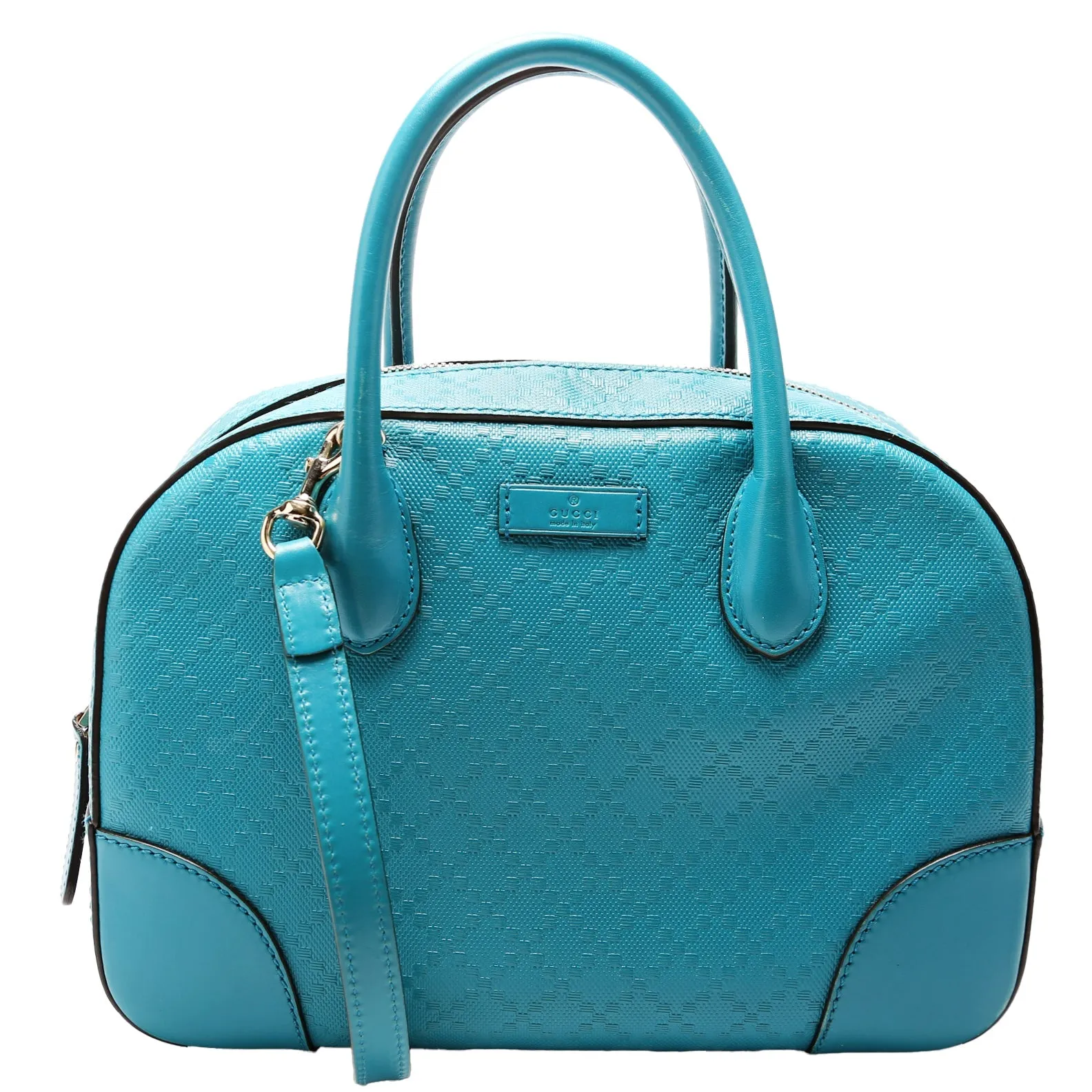 354224 Diamante Satchel Teal