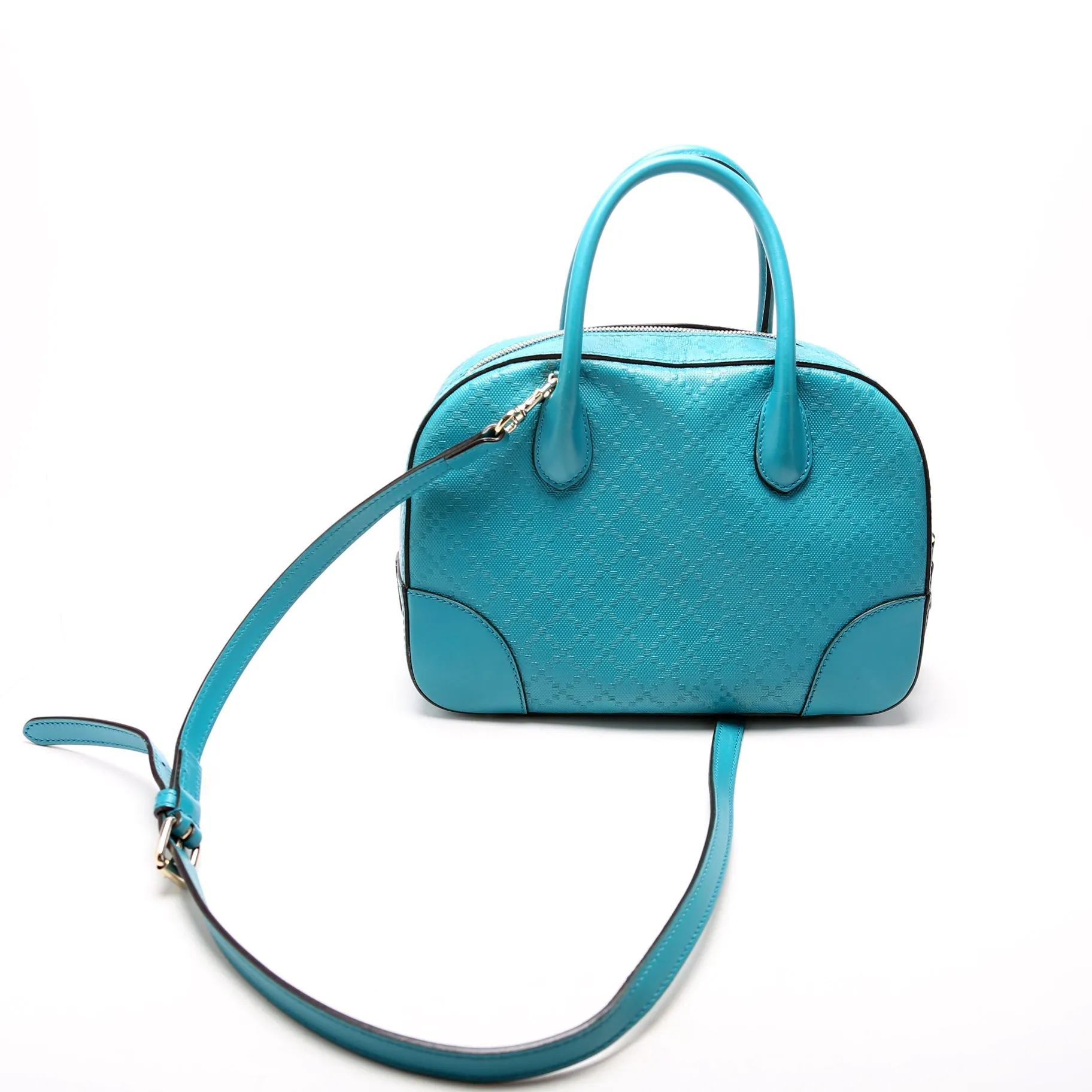 354224 Diamante Satchel Teal