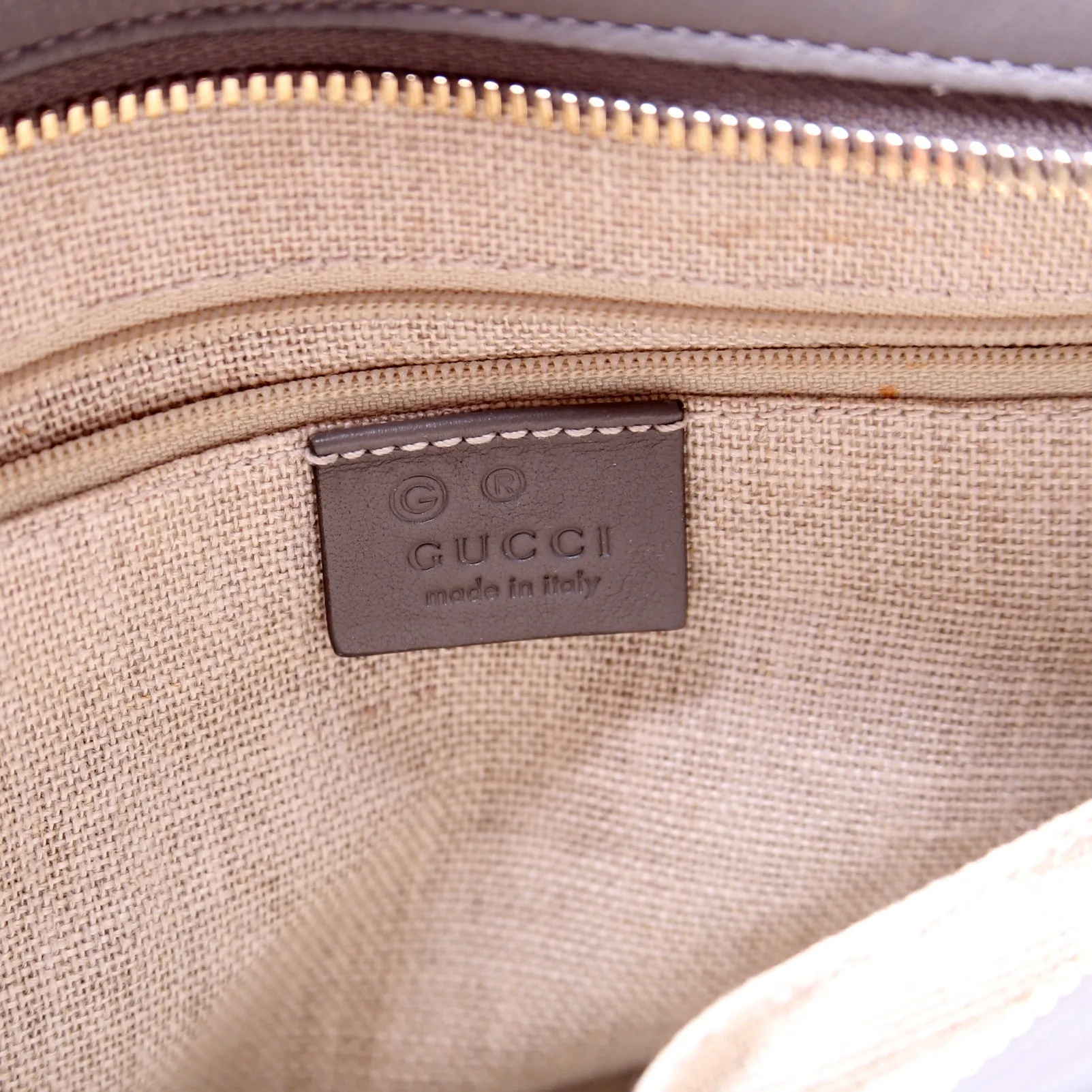 449241 Micro Guccissima Bree Small Tote Grey