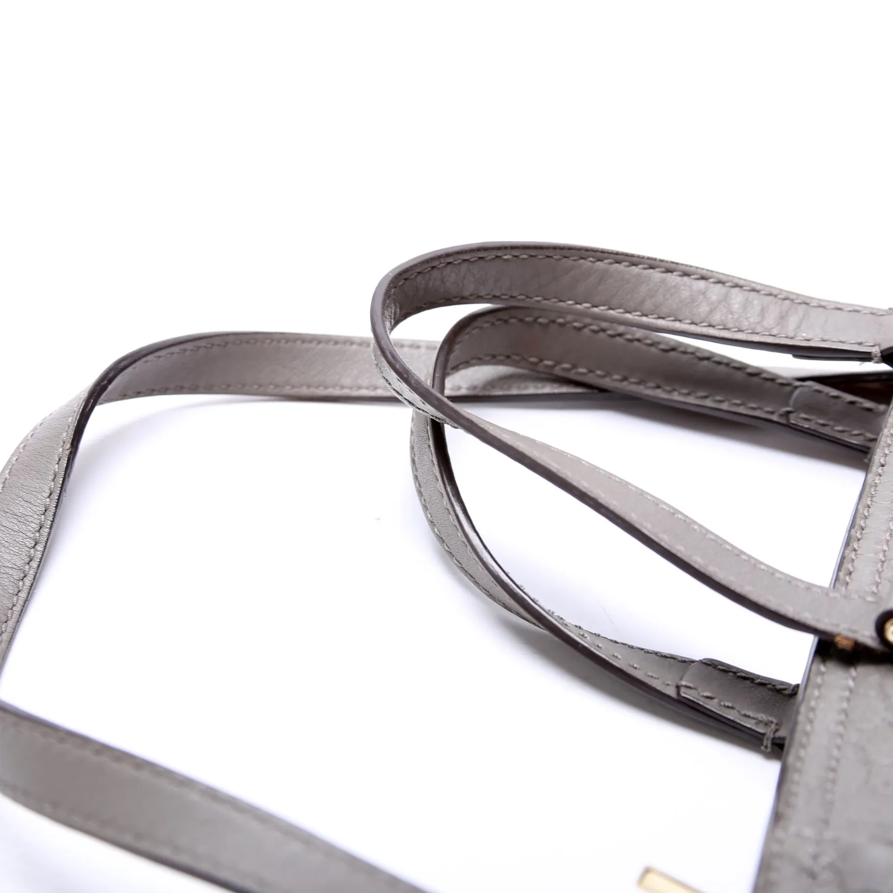 449241 Micro Guccissima Bree Small Tote Grey