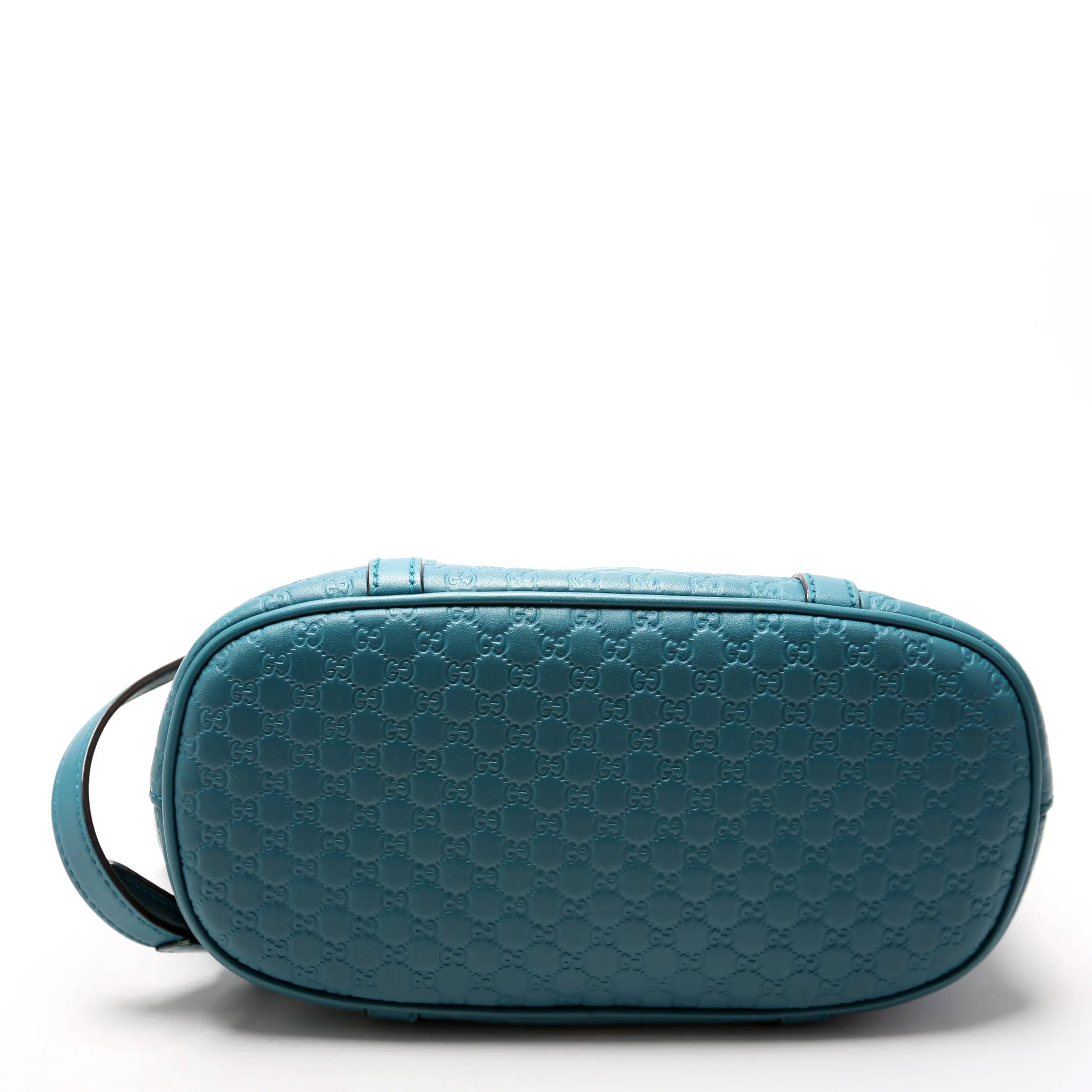 449654 Mini Dome Micro Guccissima Teal