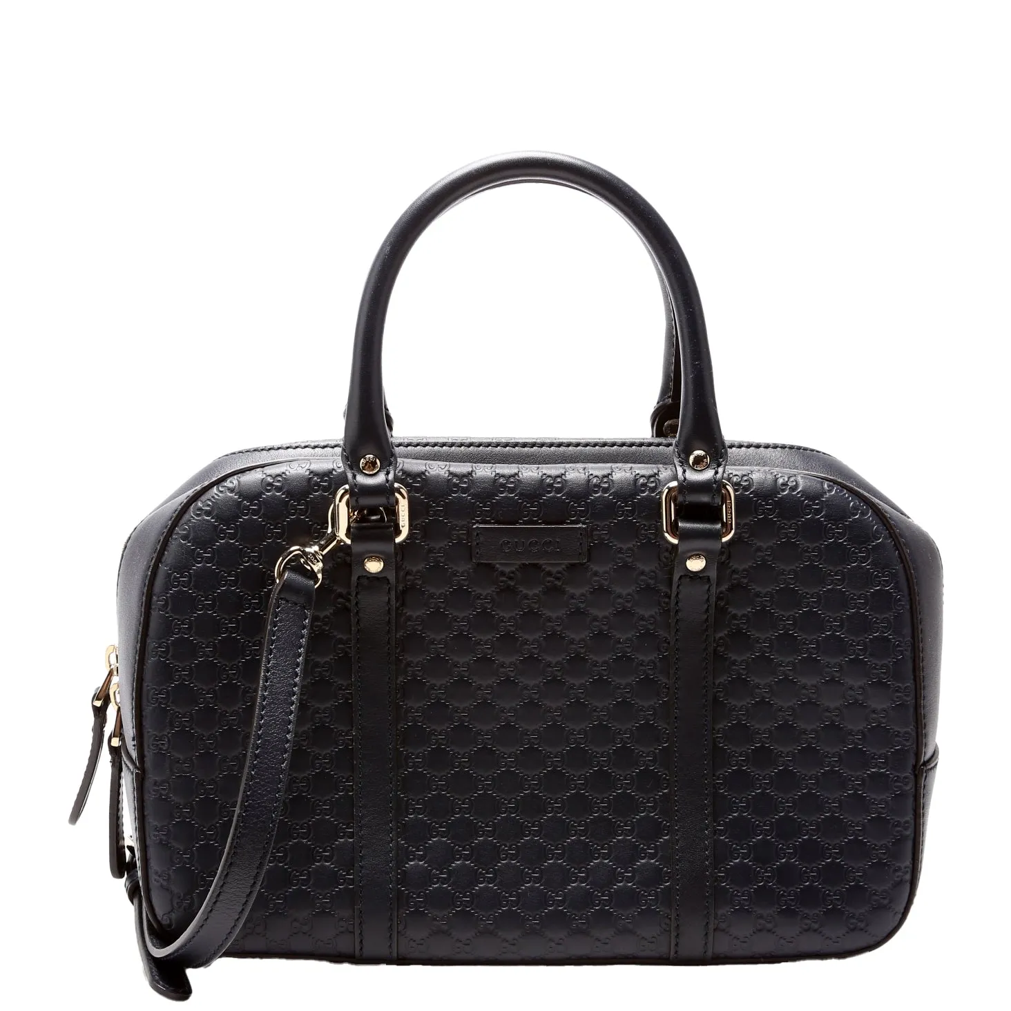 510286 Micro Guccissima Small Crossbody Navy