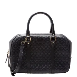 510286 Micro Guccissima Small Crossbody Navy