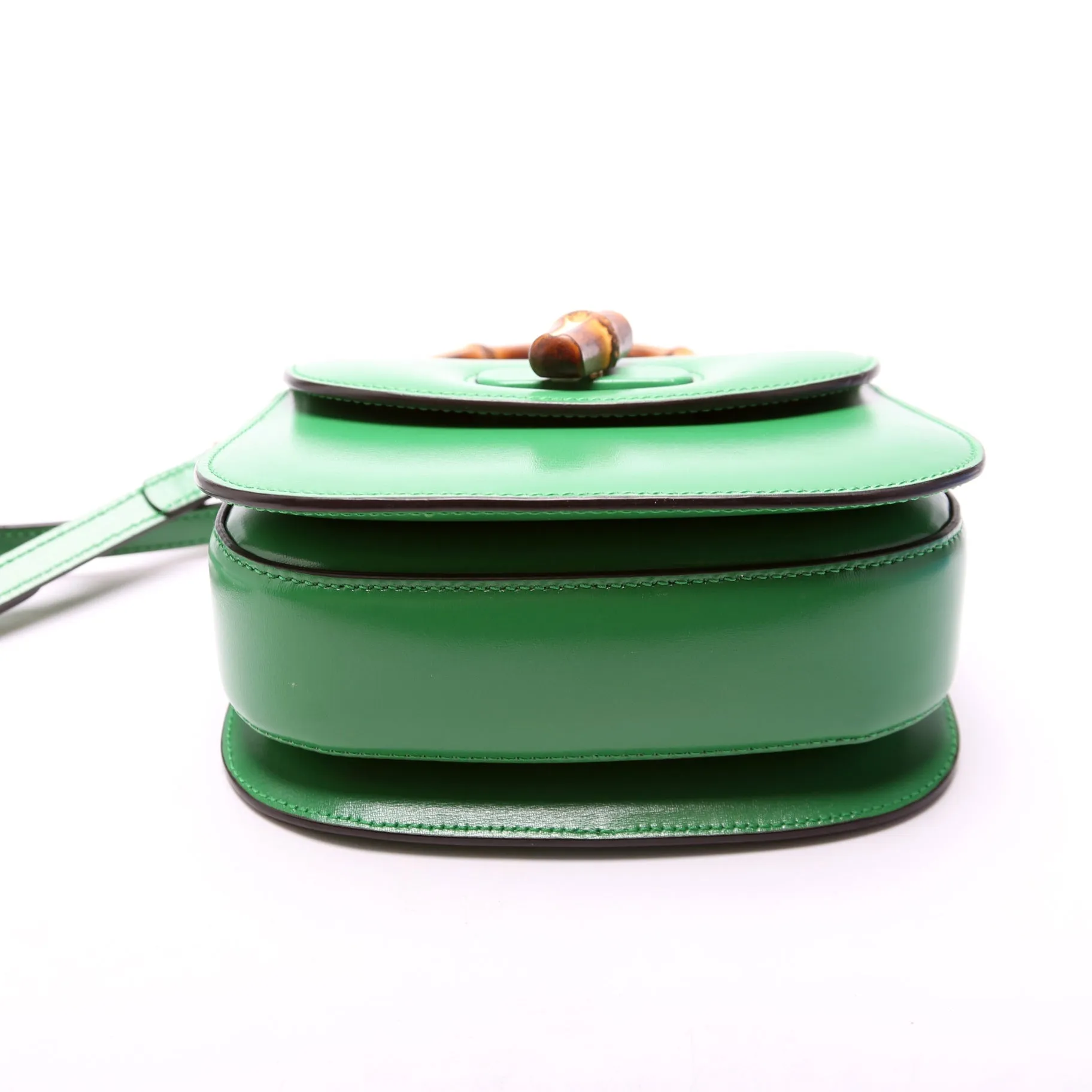 686864 1947 Bamboo Mini Top Handle Bag Green