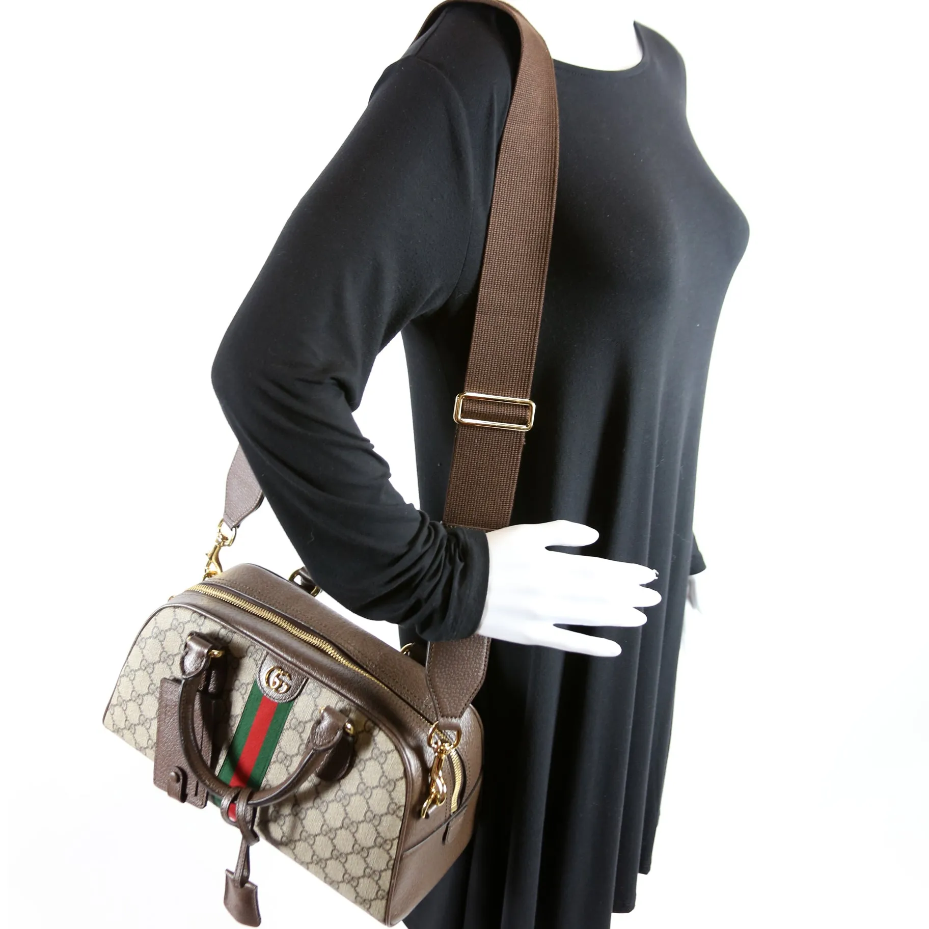 724575 Ophidia Savoy Top Handle Brown