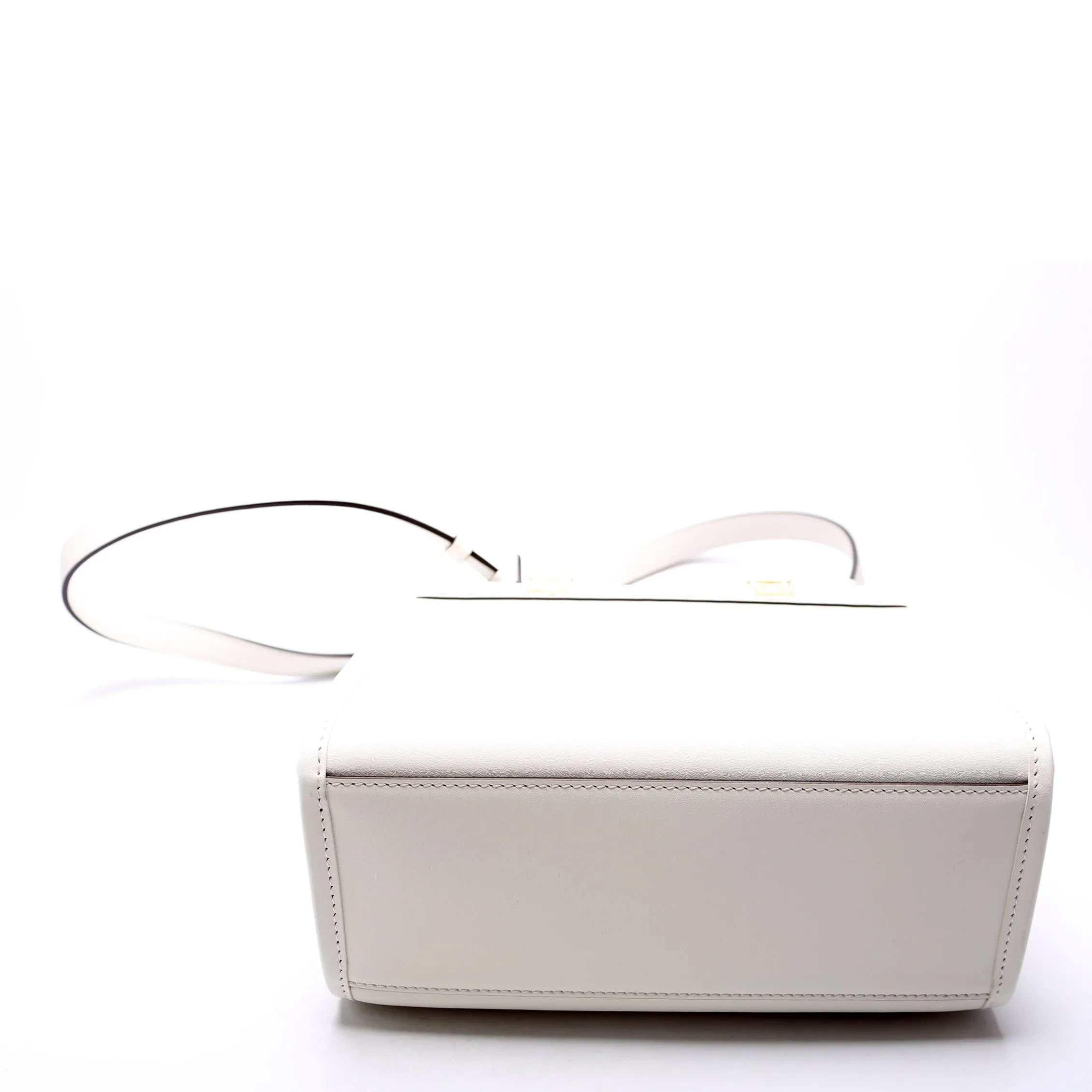 8BH394 Sunshine Shopper Small Leather White