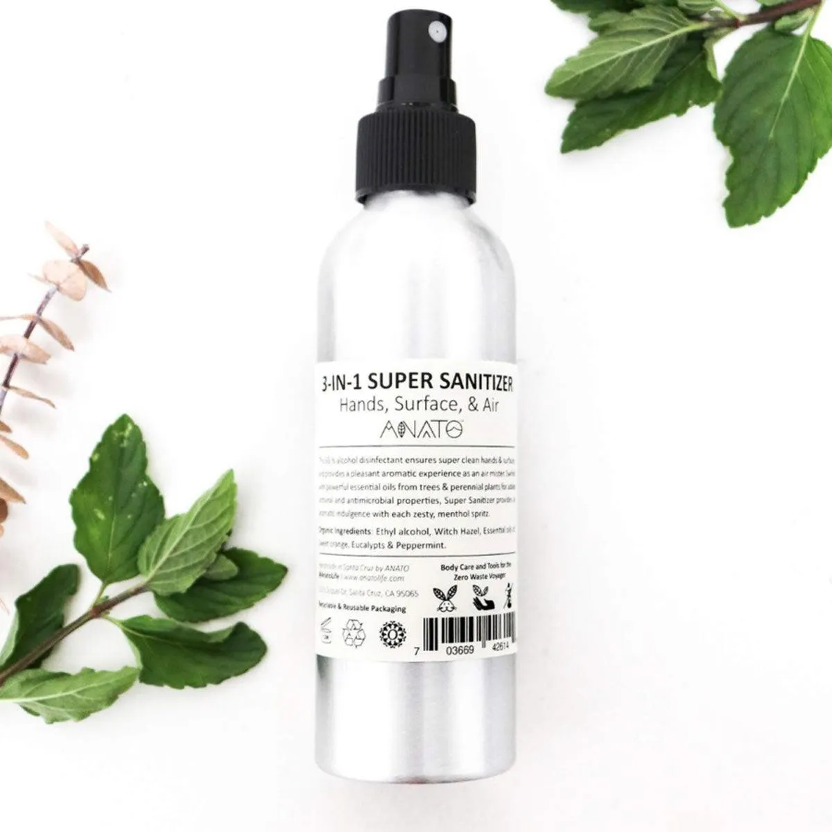 Anato Sanitizer - 3-in-1 Small Super, 2.7 Fl oz | 3IN1SS2.7OZ