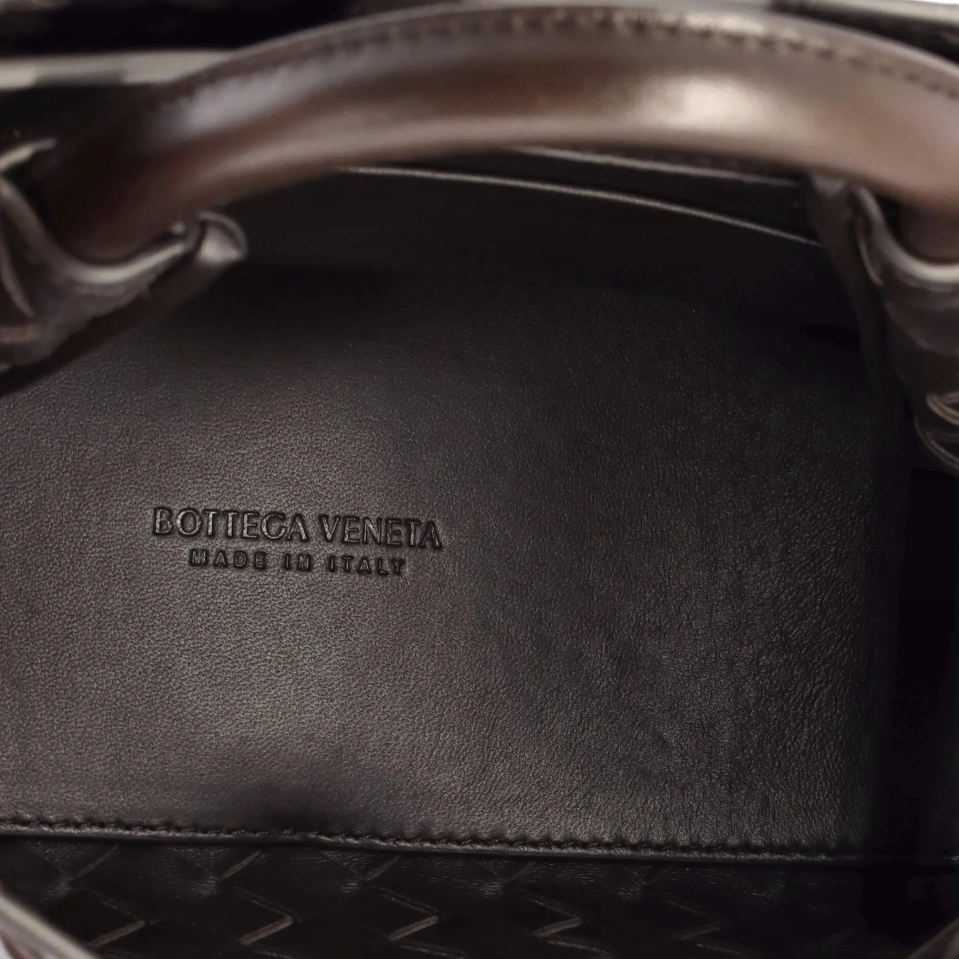 Andiamo Top Handle Bag Intrecciato Nappa Small