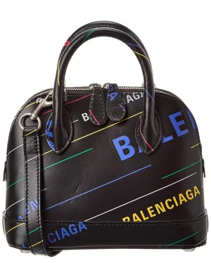 Balenciaga Ville Allover XXS Leather Top Handle Tote