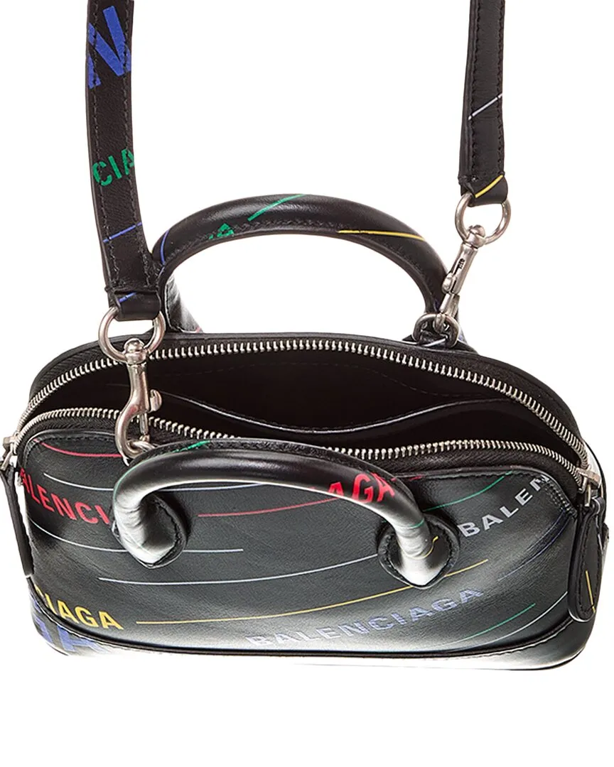 Balenciaga Ville Allover XXS Leather Top Handle Tote