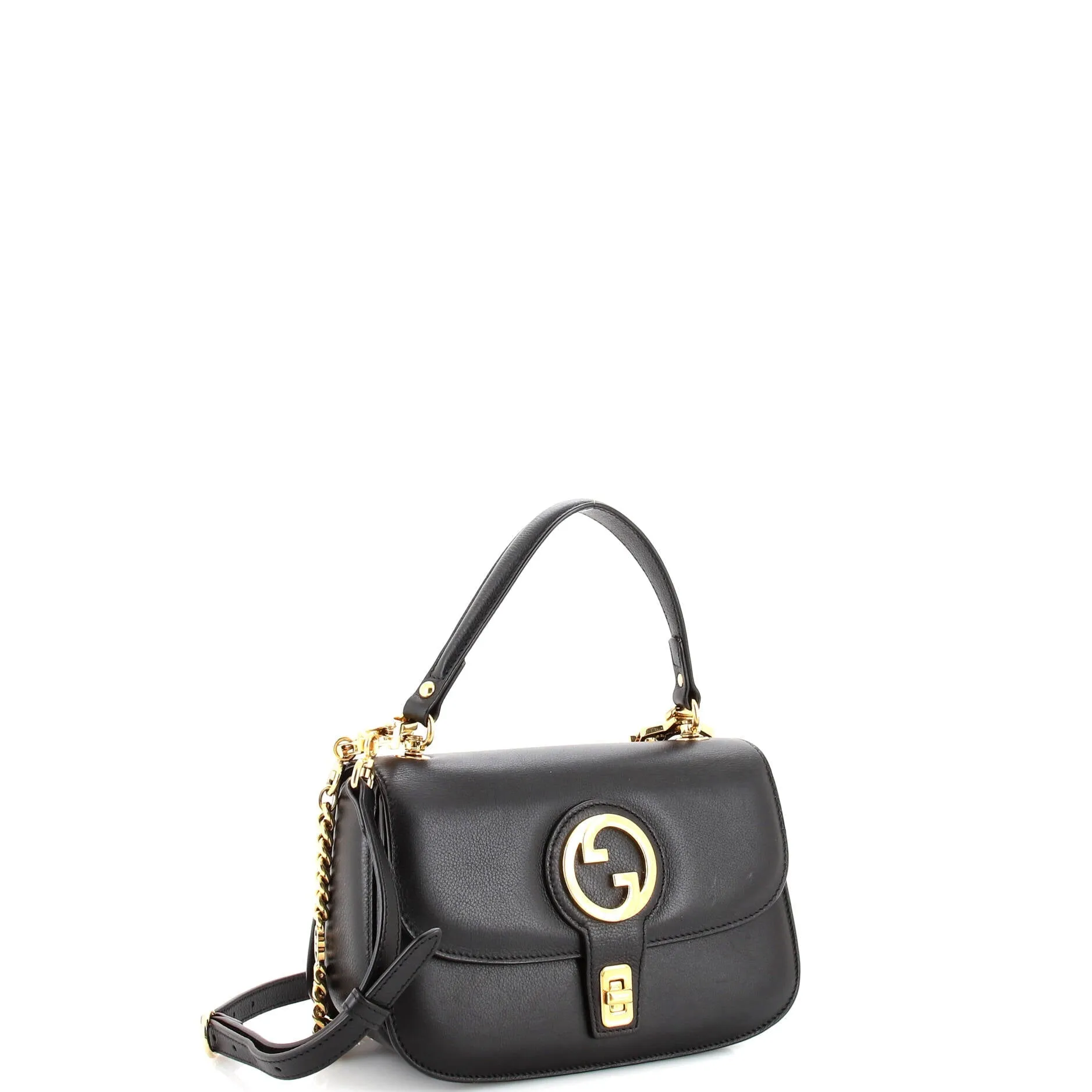 Blondie NM Chain Top Handle Bag Leather Small