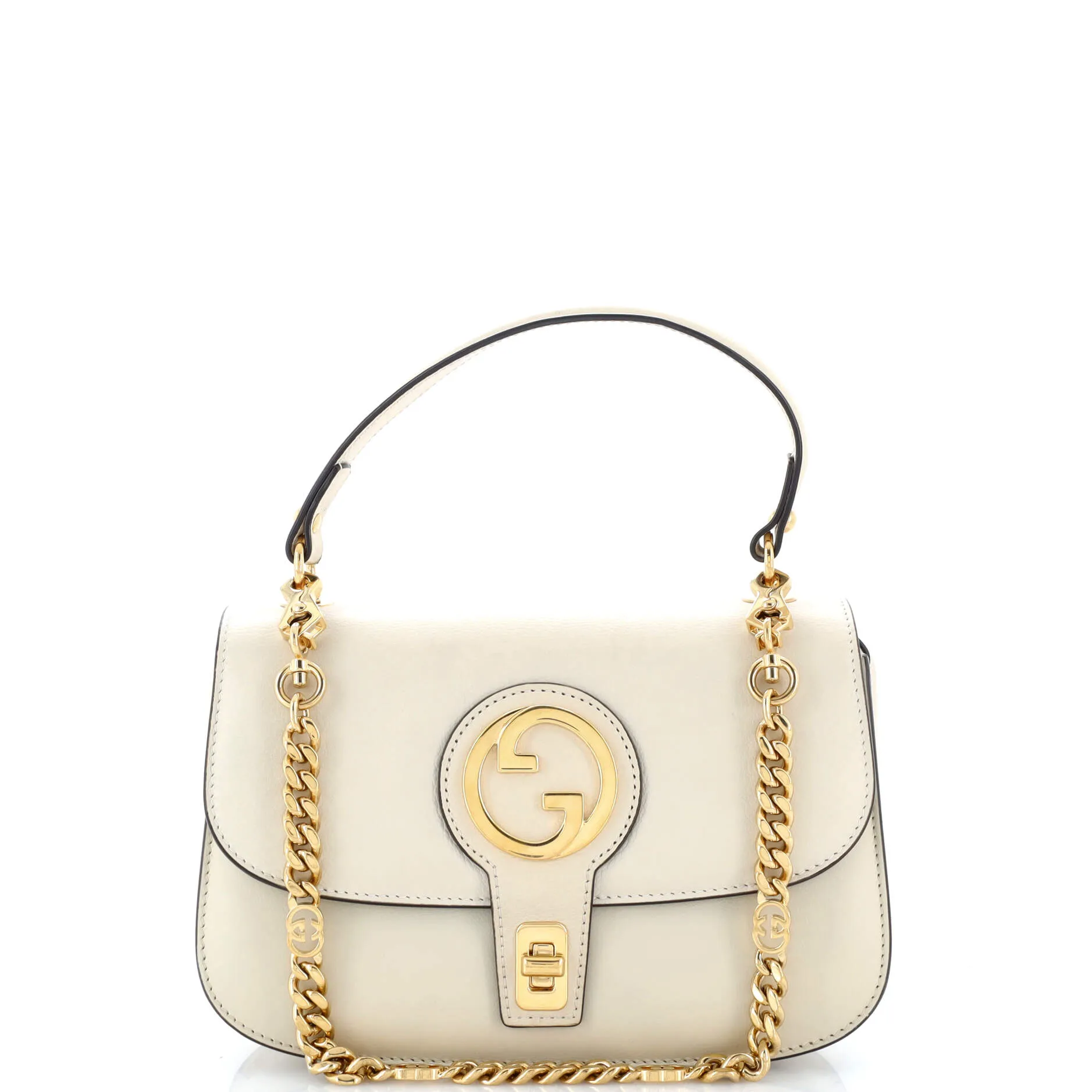 Blondie NM Chain Top Handle Bag Leather Small