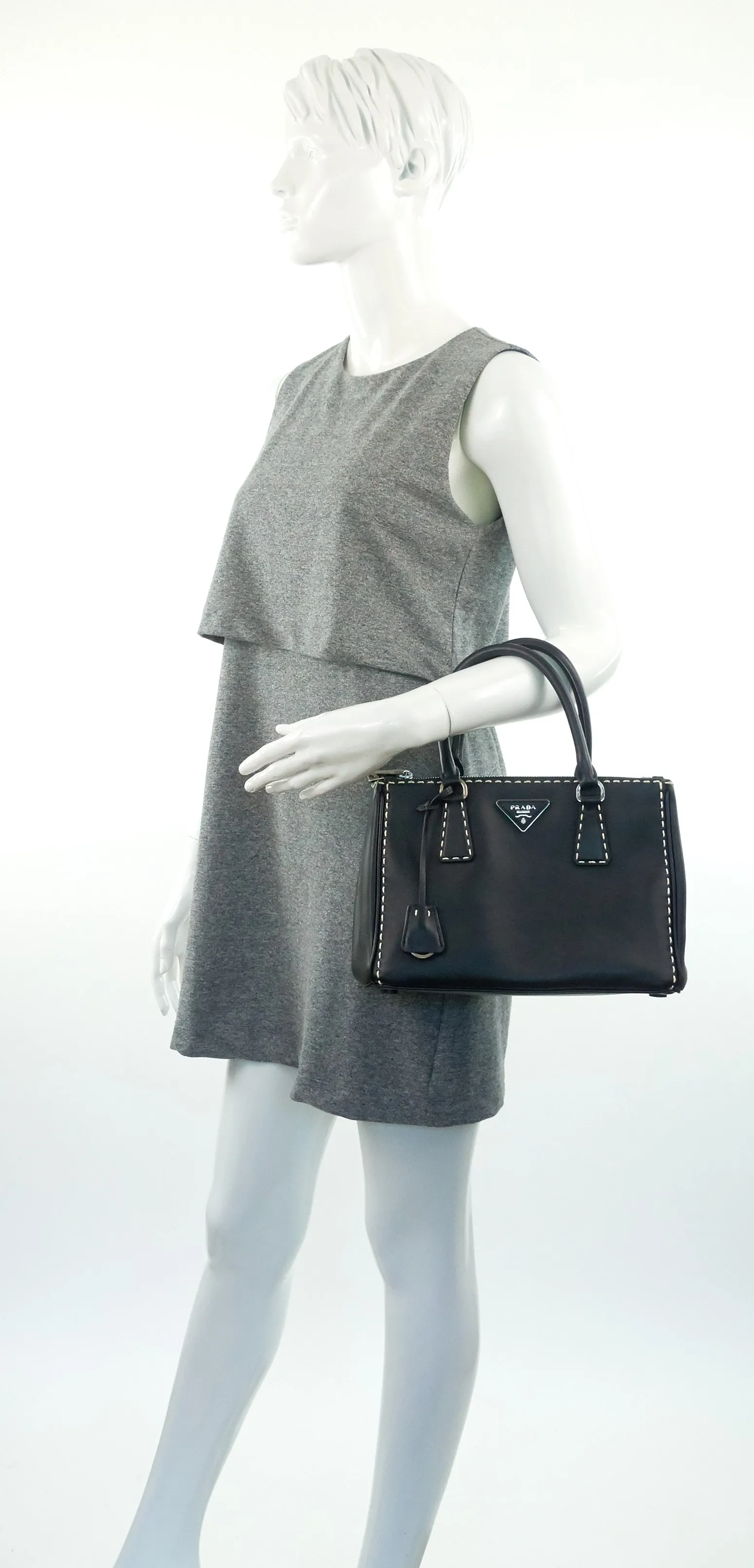 Calf Leather City Tote Bag