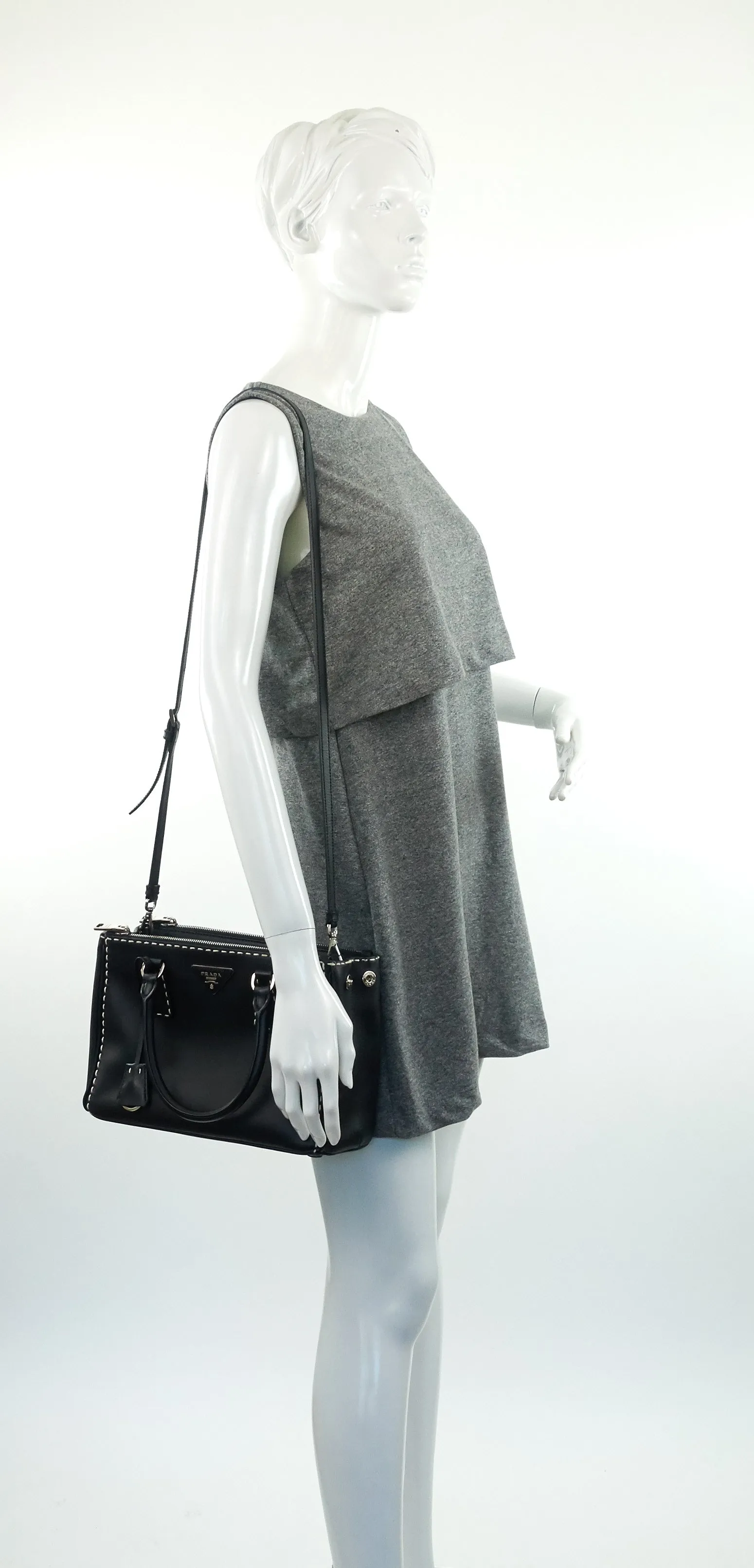 Calf Leather City Tote Bag