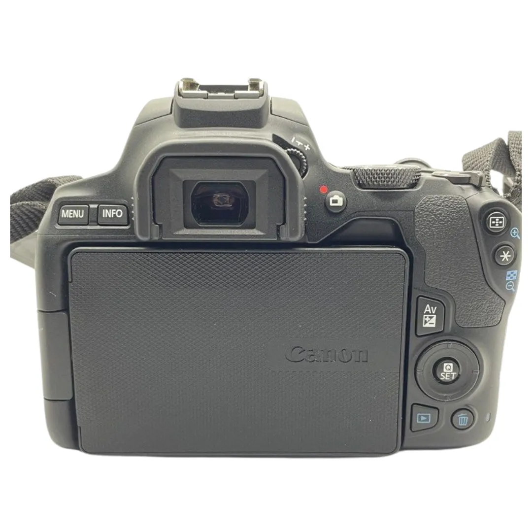 Canon EOS 200D MARK II 24.1MP DSLR Camera (EF-S18-55mm f/4-5.6 IS STM) Black