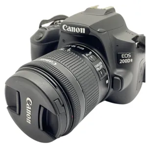 Canon EOS 200D MARK II 24.1MP DSLR Camera (EF-S18-55mm f/4-5.6 IS STM) Black
