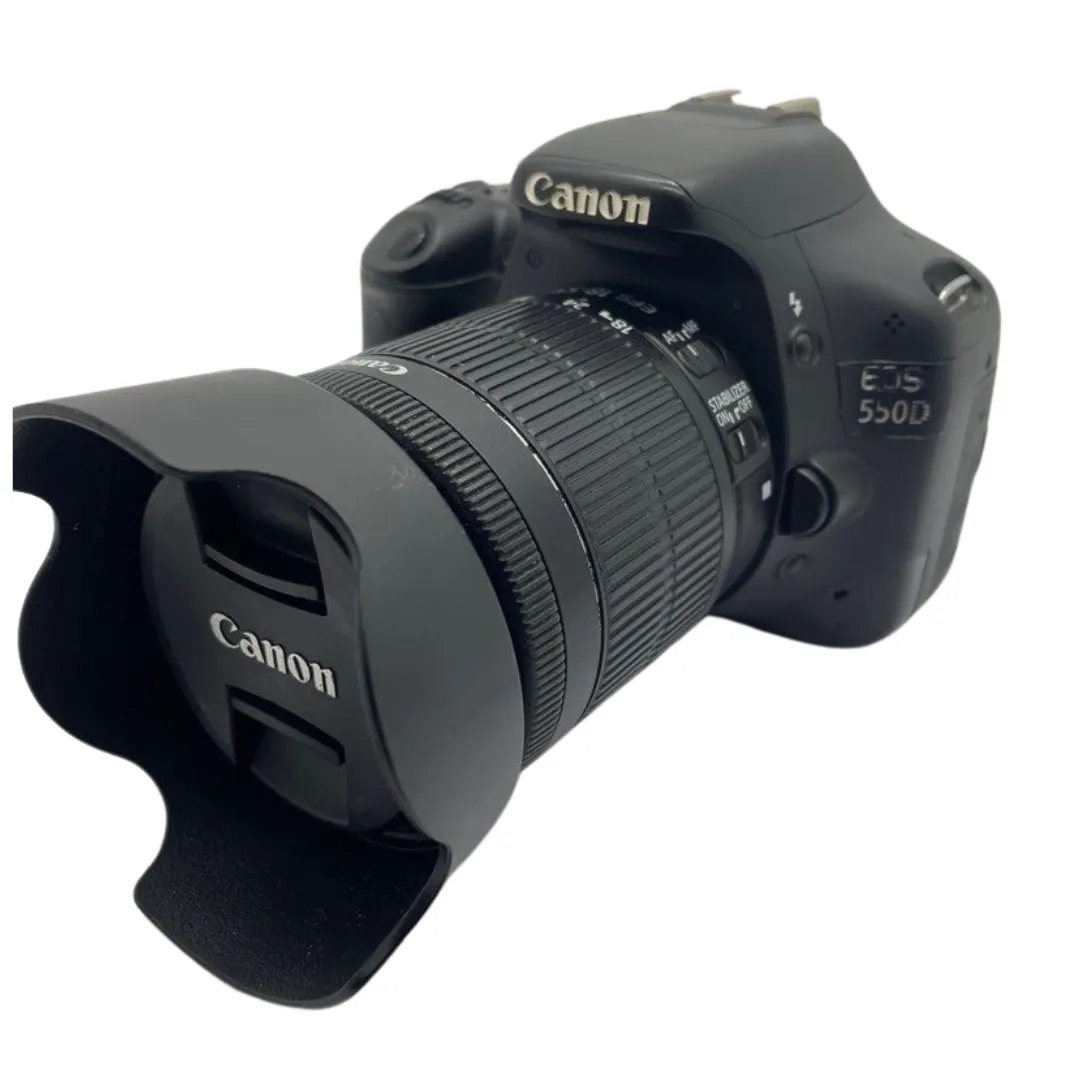Canon EOS 550D DSLR 18MP Camera w/ Lens 18-55mm, 18-20mm