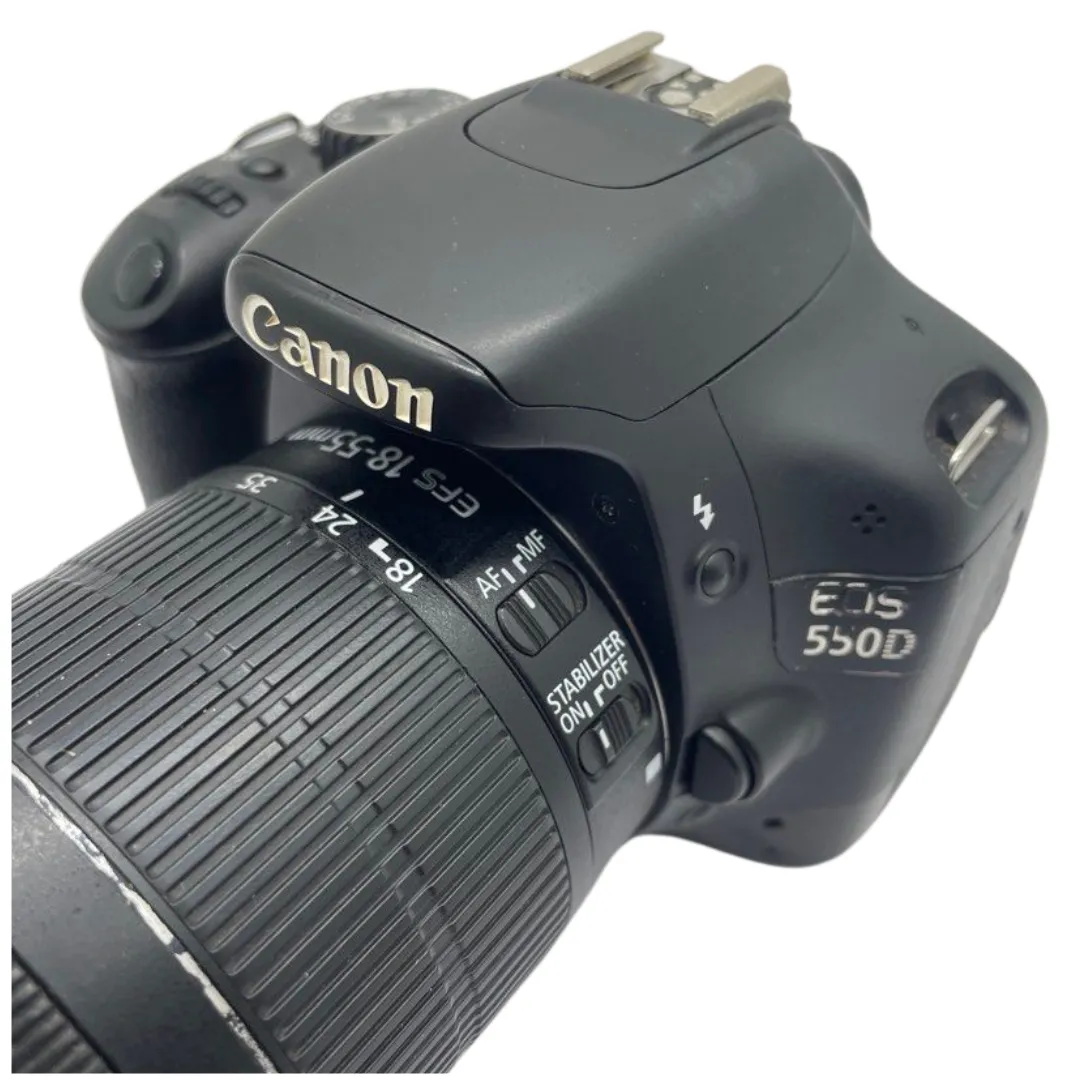 Canon EOS 550D DSLR 18MP Camera w/ Lens 18-55mm, 18-20mm