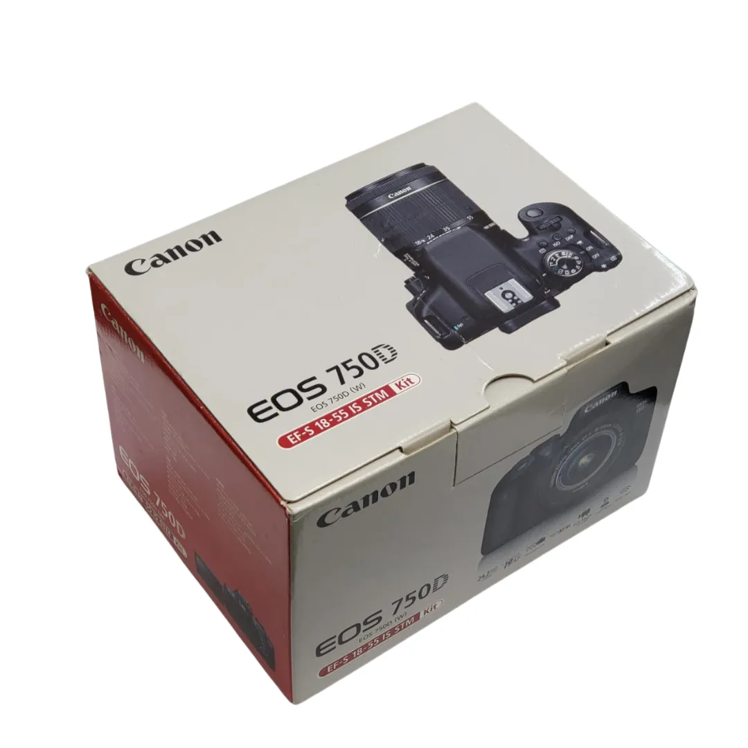Canon EOS 750D 24.2MP DSLR Camera with 18-55mm Lens Kit