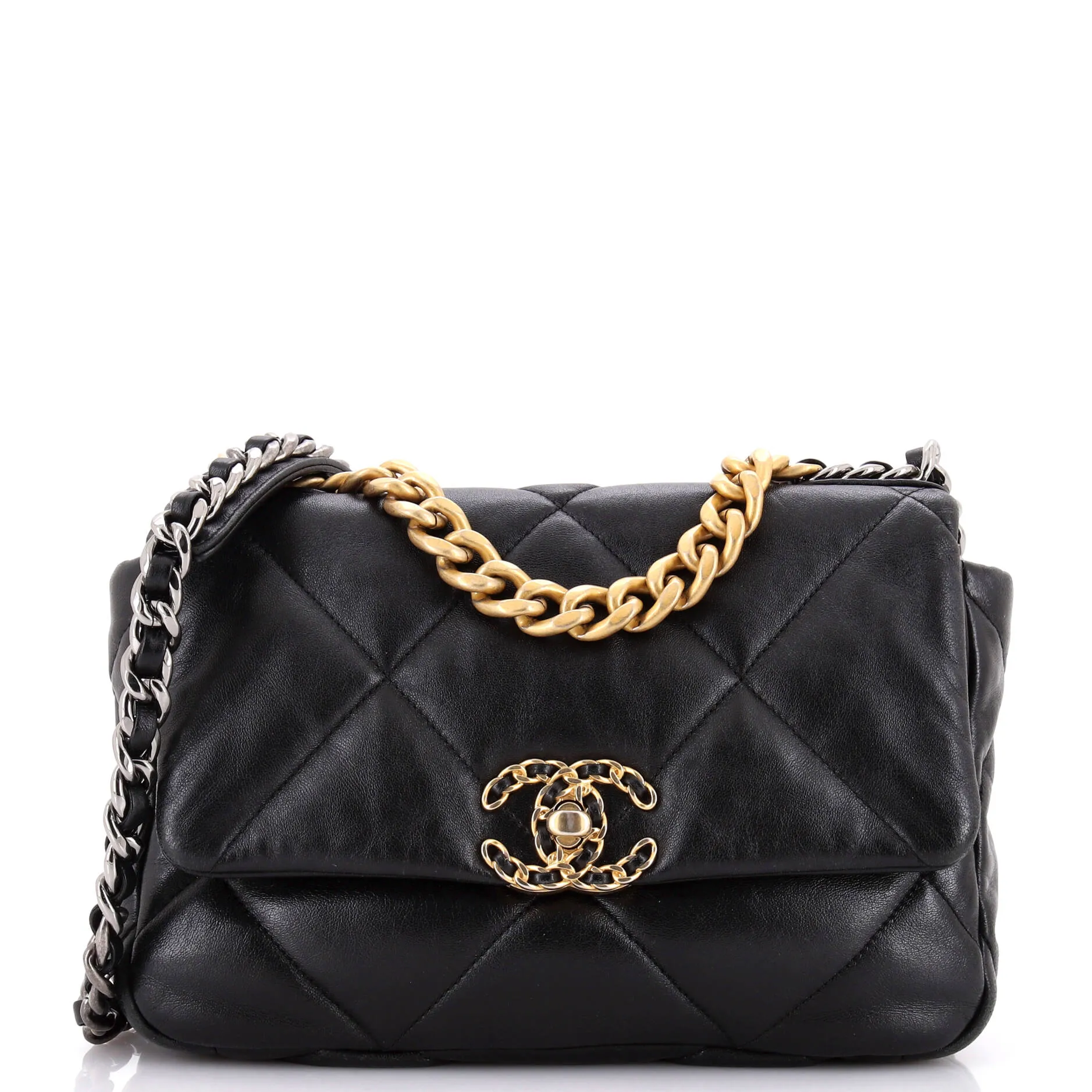Chanel 19 Flap Bag Quilted Leather