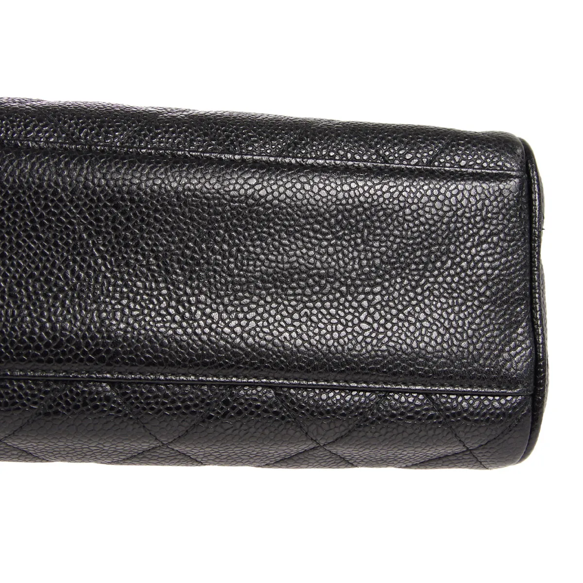 CHANEL 1993-1996 Camera Bag Medium Black Caviar