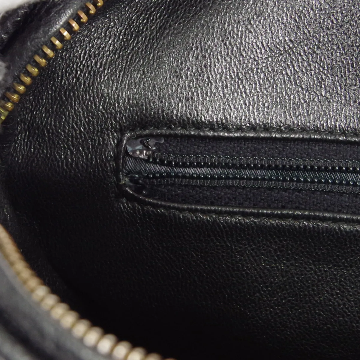 CHANEL 1993-1996 Camera Bag Medium Black Caviar