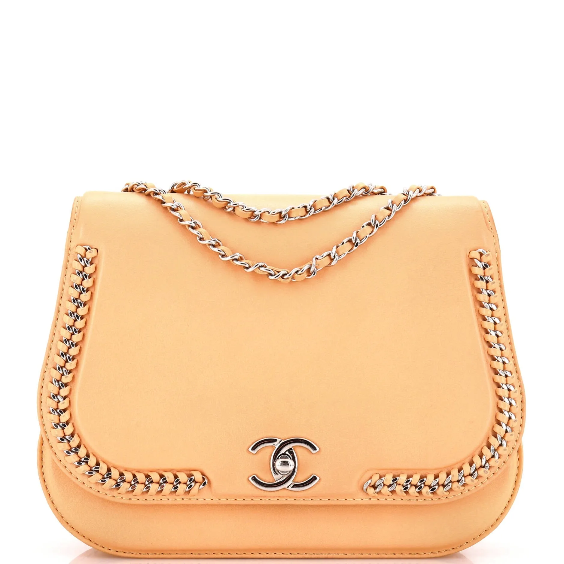Chanel Braided Chic Flap Bag Calfskin