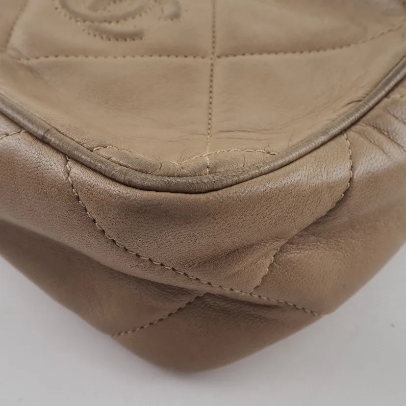 Chanel Brown Leather Camera shoulder bag
