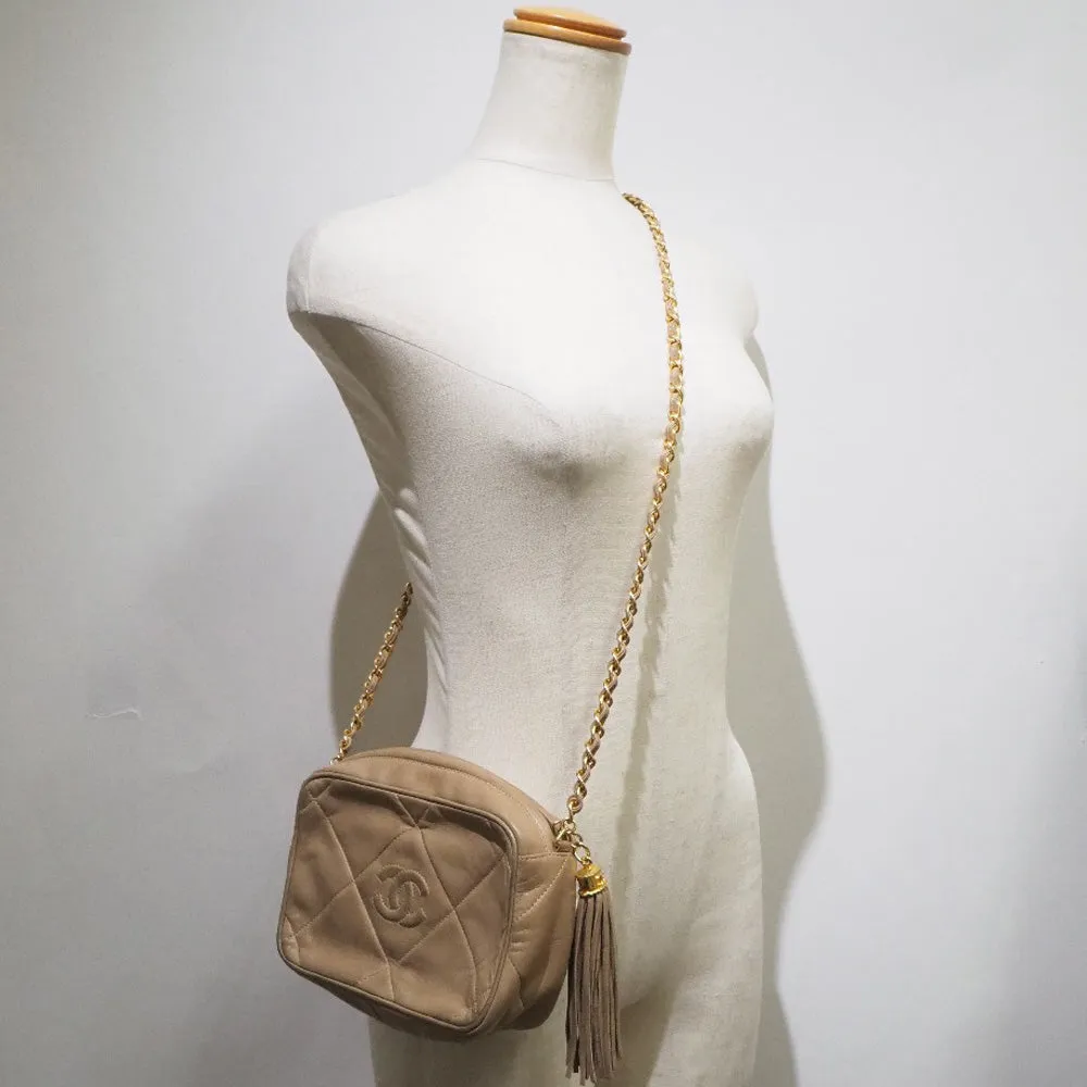 Chanel Brown Leather Camera shoulder bag