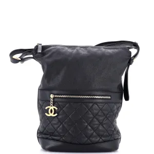 Chanel Casual Style Hobo Quilted Caviar