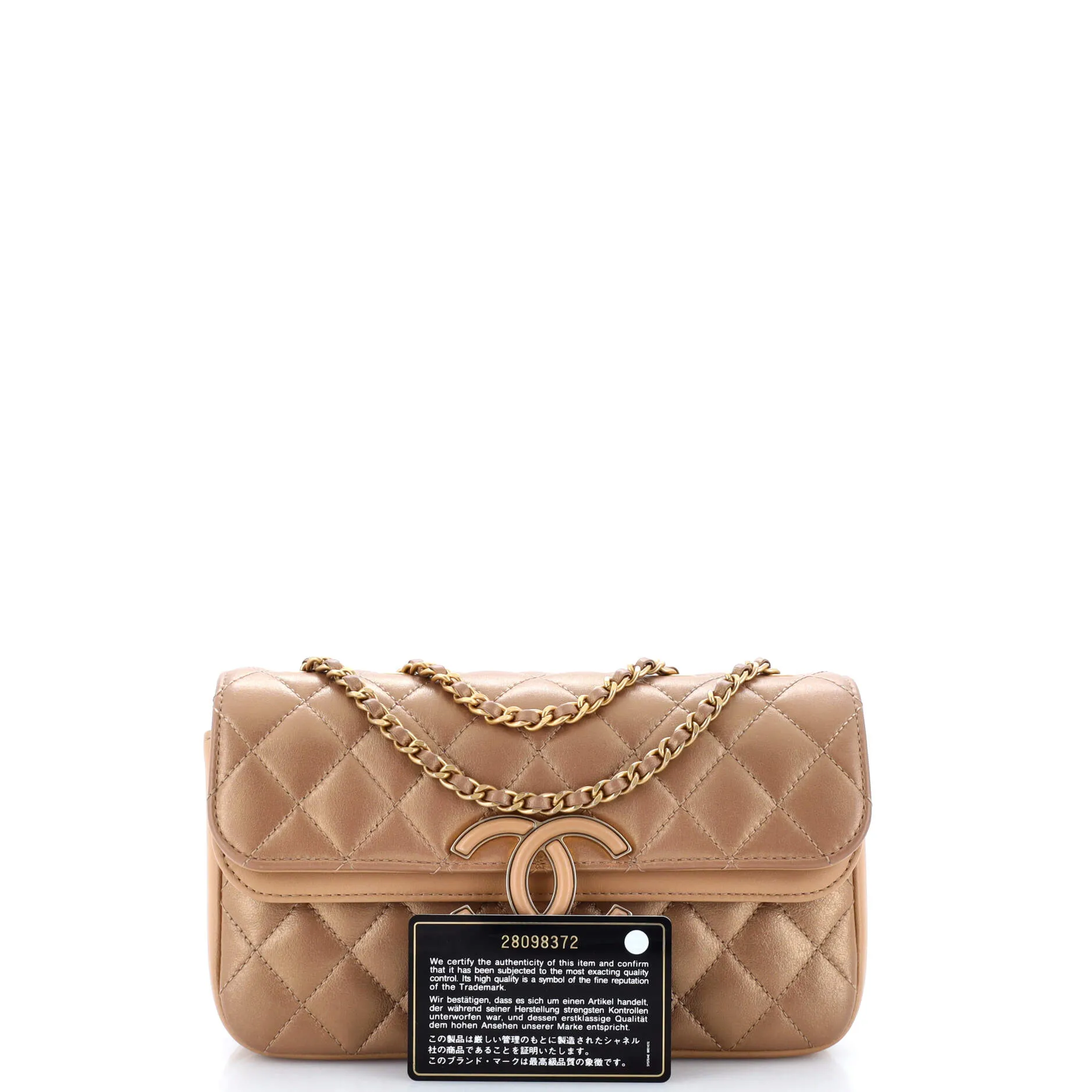 Chanel Cc Chic Double Flap Bag Quilted