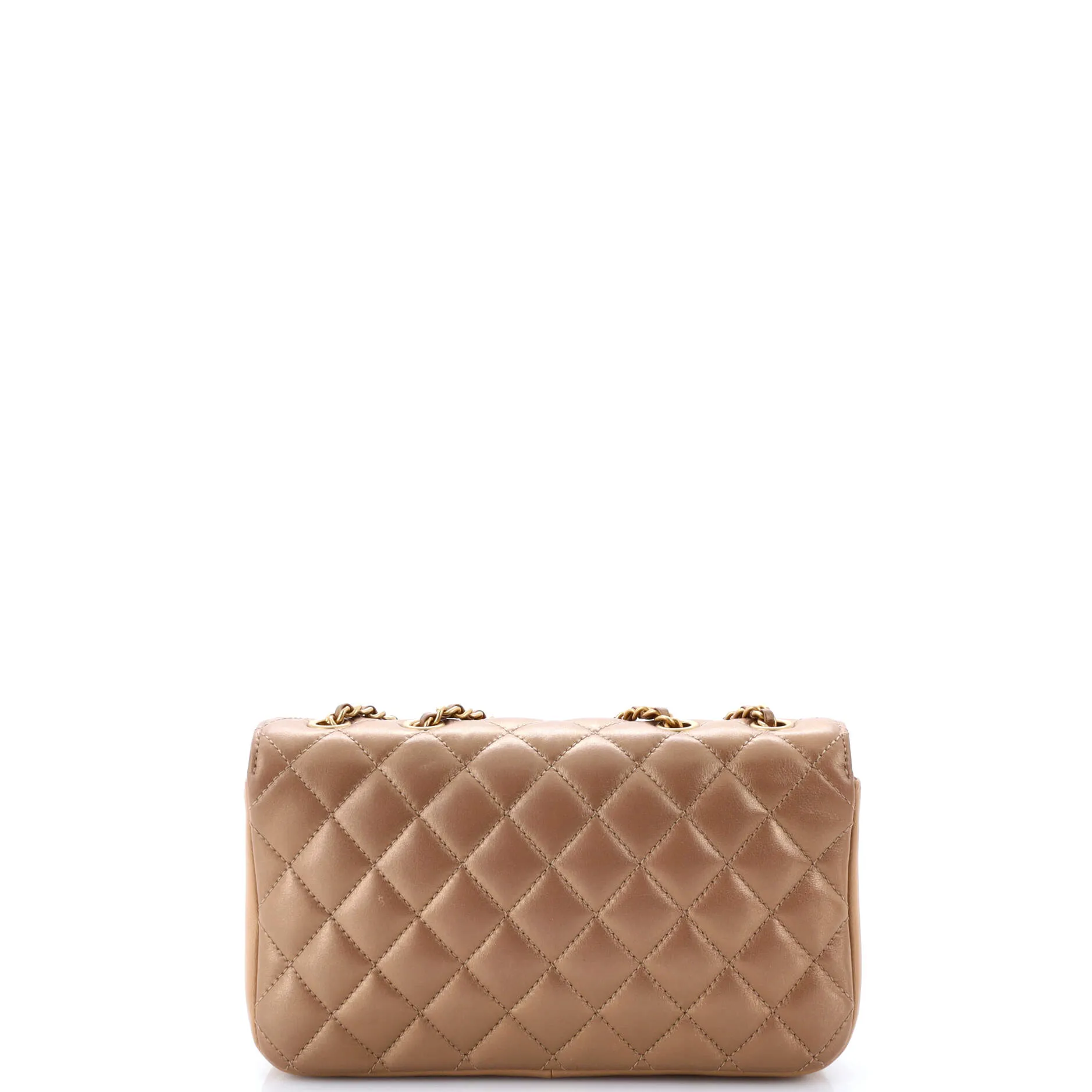 Chanel Cc Chic Double Flap Bag Quilted