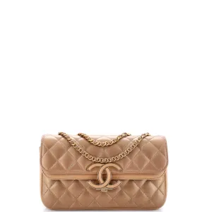 Chanel Cc Chic Double Flap Bag Quilted