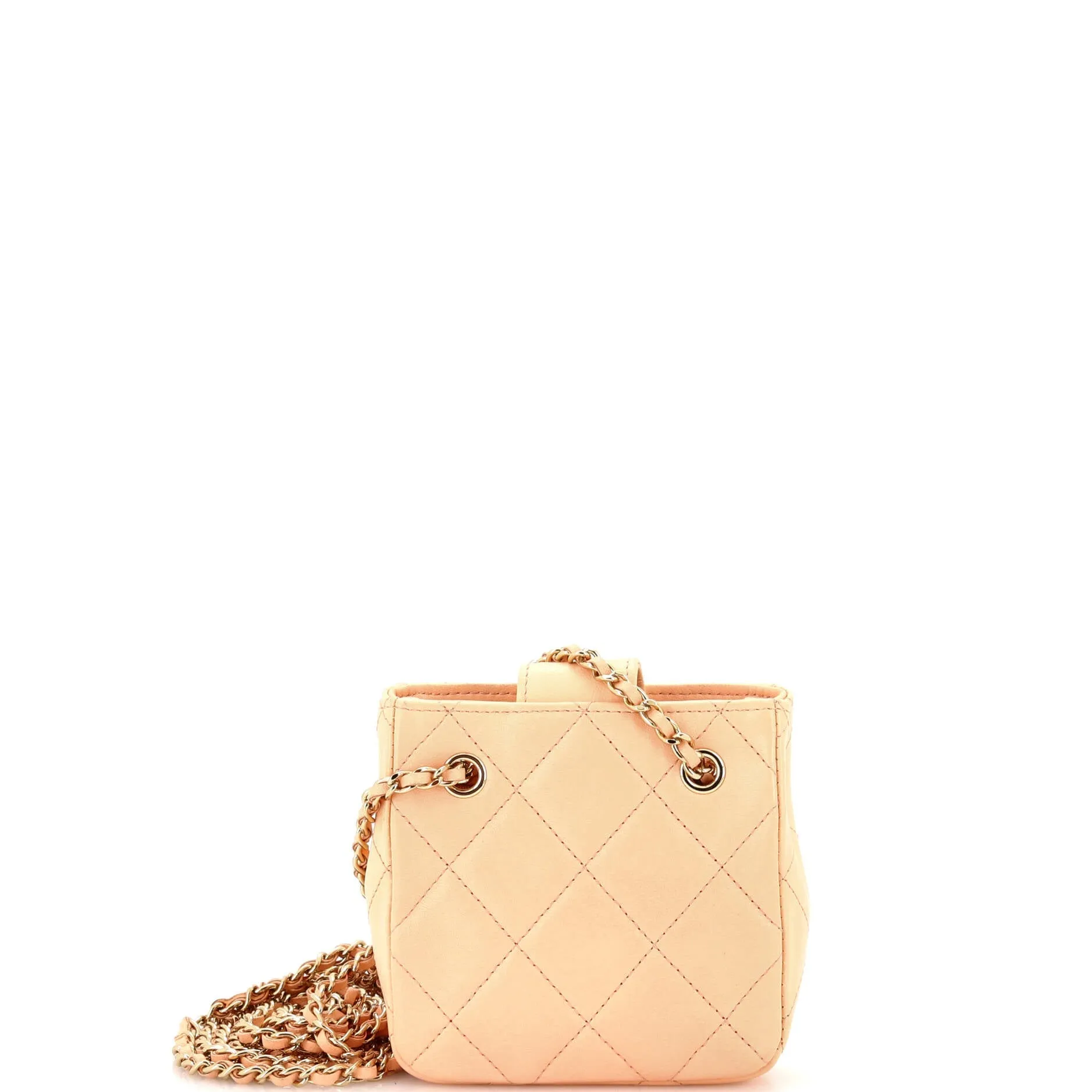 Chanel Cc Square Clutch With Chain