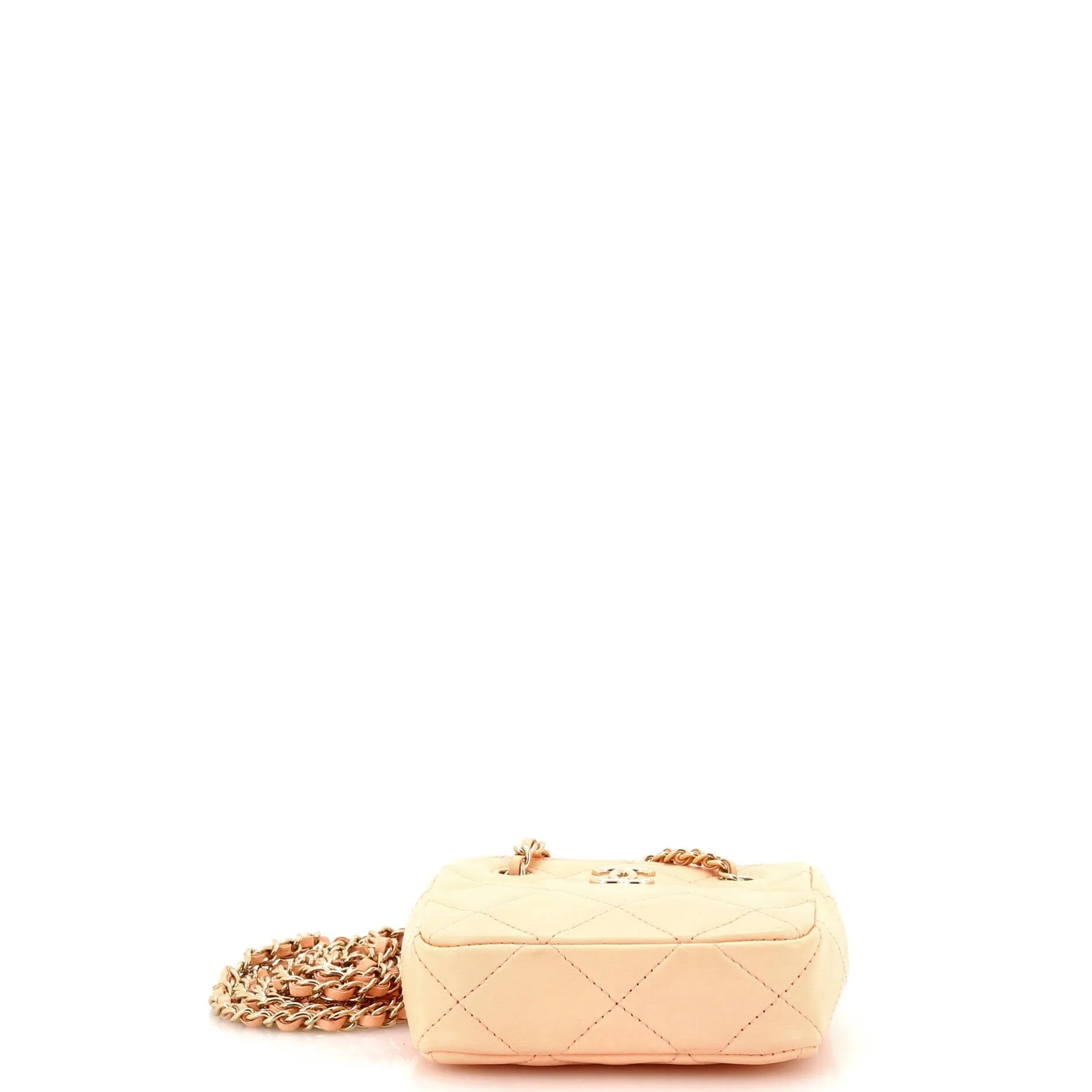Chanel Cc Square Clutch With Chain