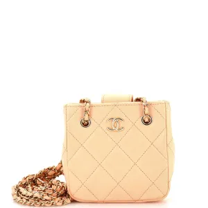 Chanel Cc Square Clutch With Chain