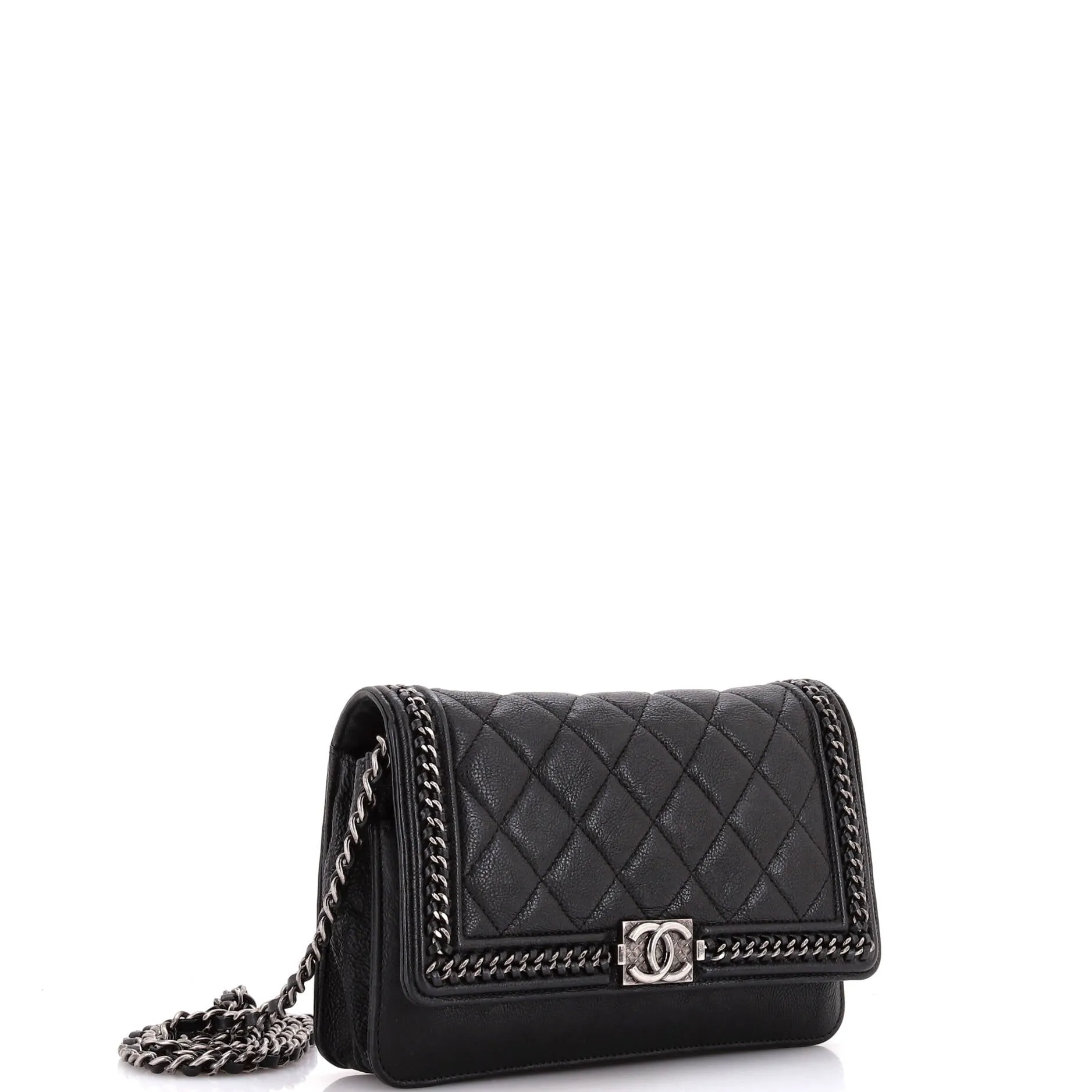 Chanel Chain Around Boy Wallet On