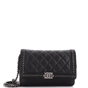 Chanel Chain Around Boy Wallet On