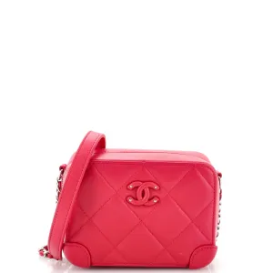 Chanel Covered Cc Camera Bag Quilted