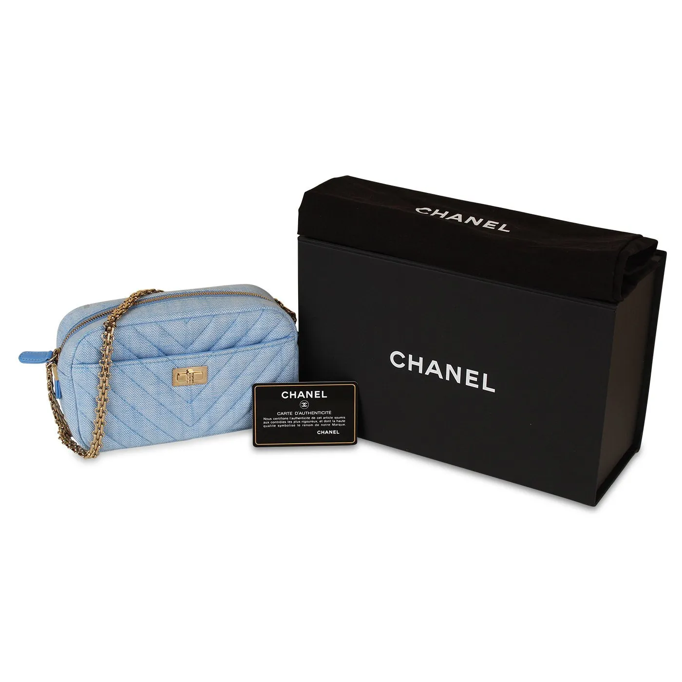Chanel Denim 2.55 Reissue Camera Bag