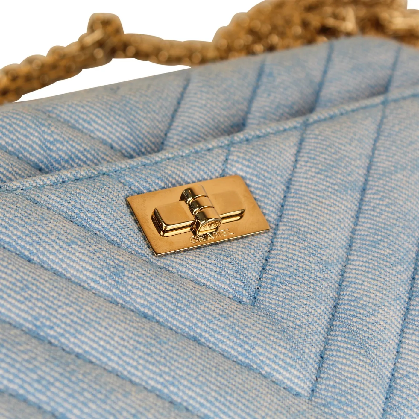 Chanel Denim 2.55 Reissue Camera Bag