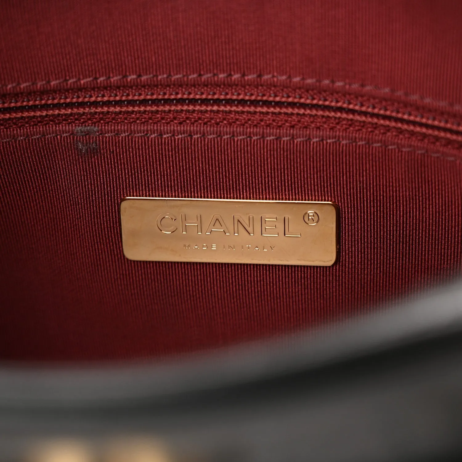 Chanel Goatskin Quilted 19 Camera Case