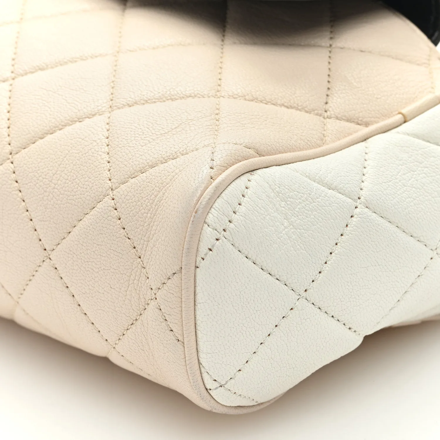 Chanel Goatskin Quilted Tri-Color Medium