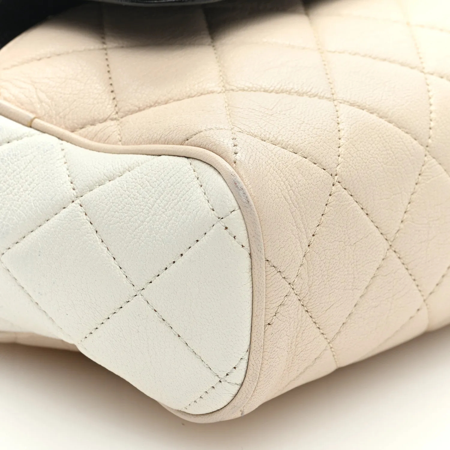 Chanel Goatskin Quilted Tri-Color Medium