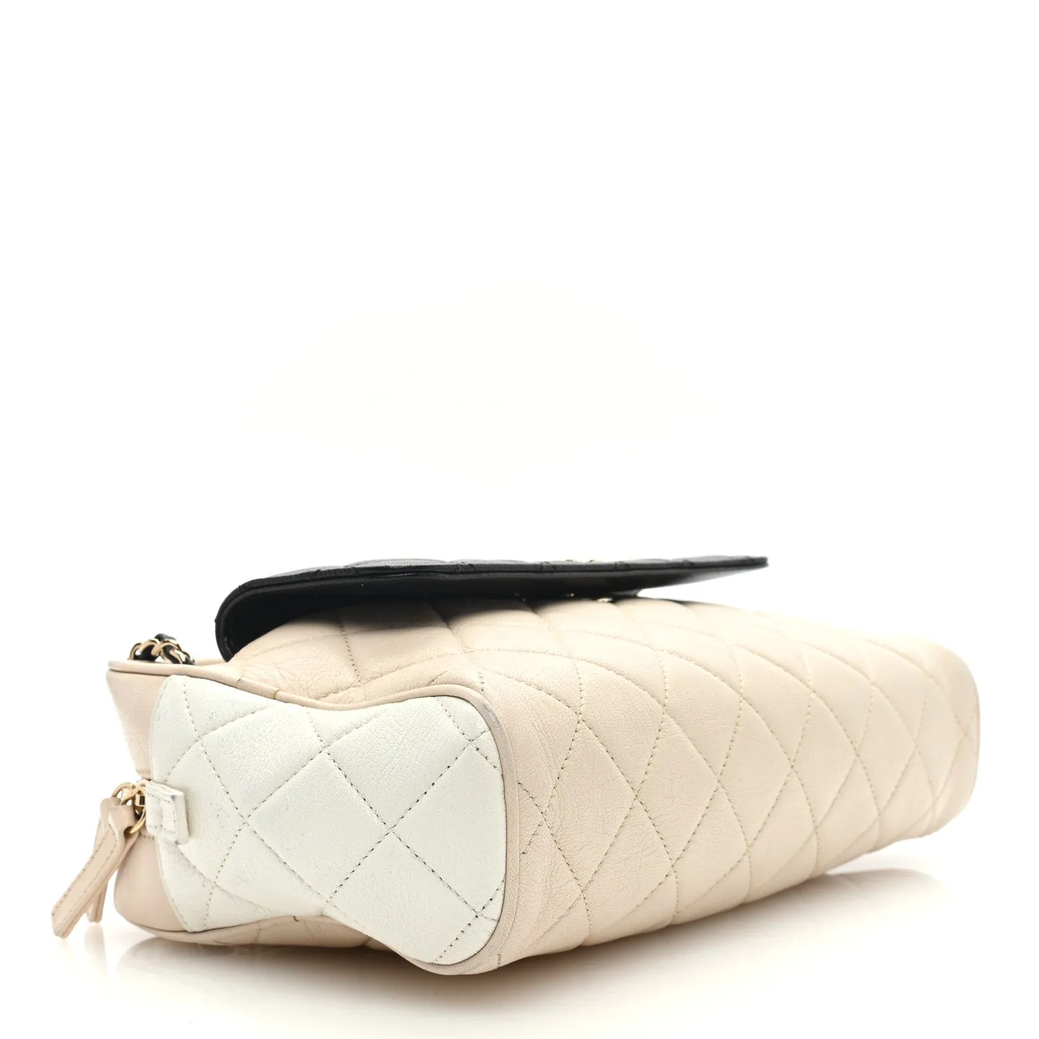 Chanel Goatskin Quilted Tri-Color Medium