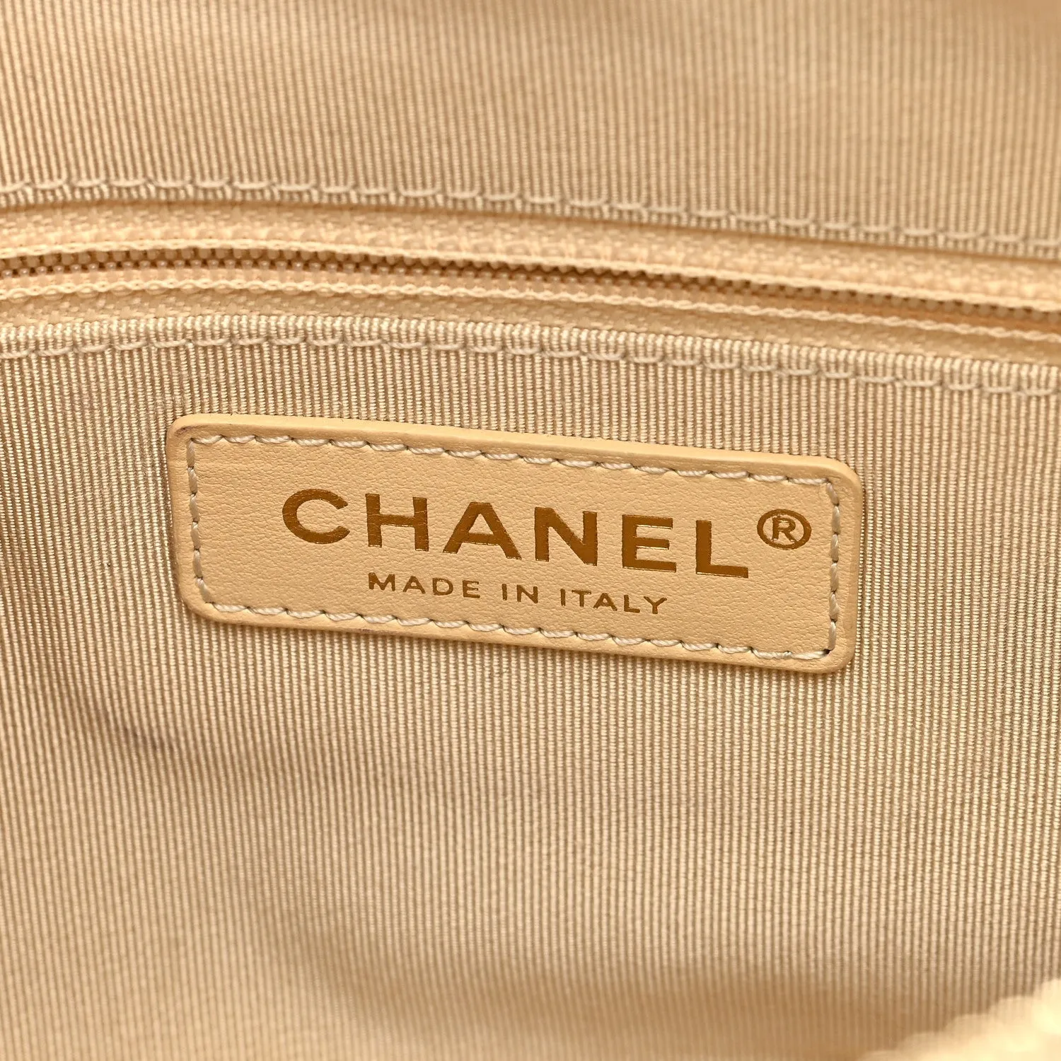 Chanel Goatskin Quilted Tri-Color Medium
