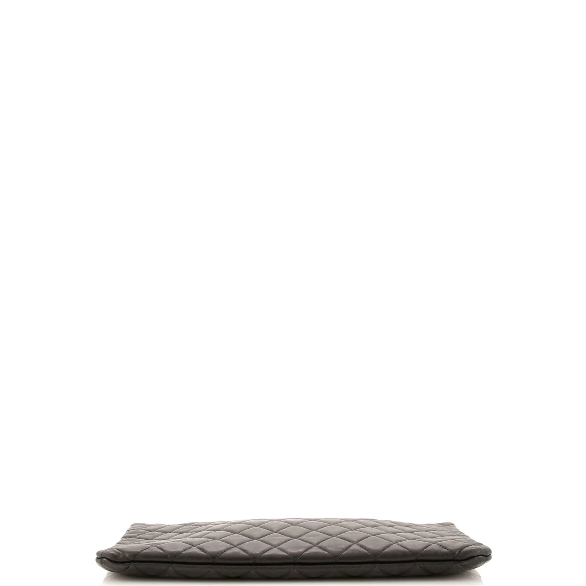 Chanel O Case Clutch Quilted Lambskin