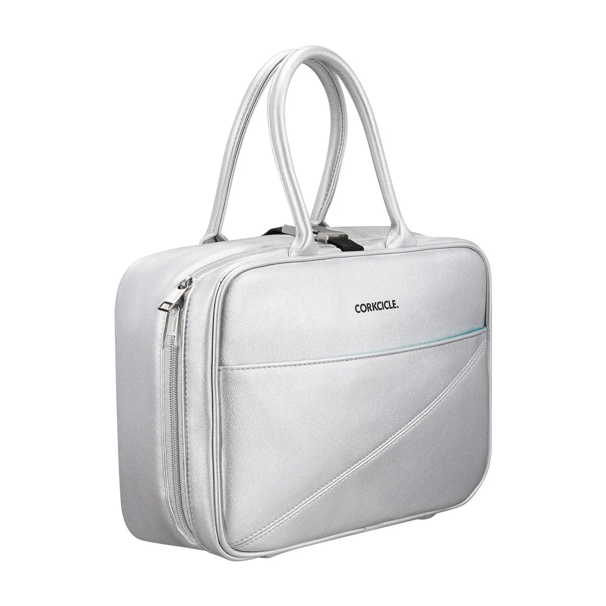 Corkcicle Baldwin Boxer Cooler Lunch Box Bag Silver