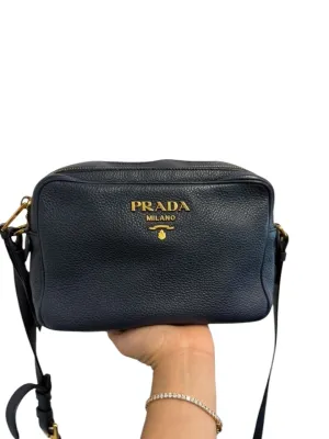 Dark Navy Vitello Phenix Camera Bag
