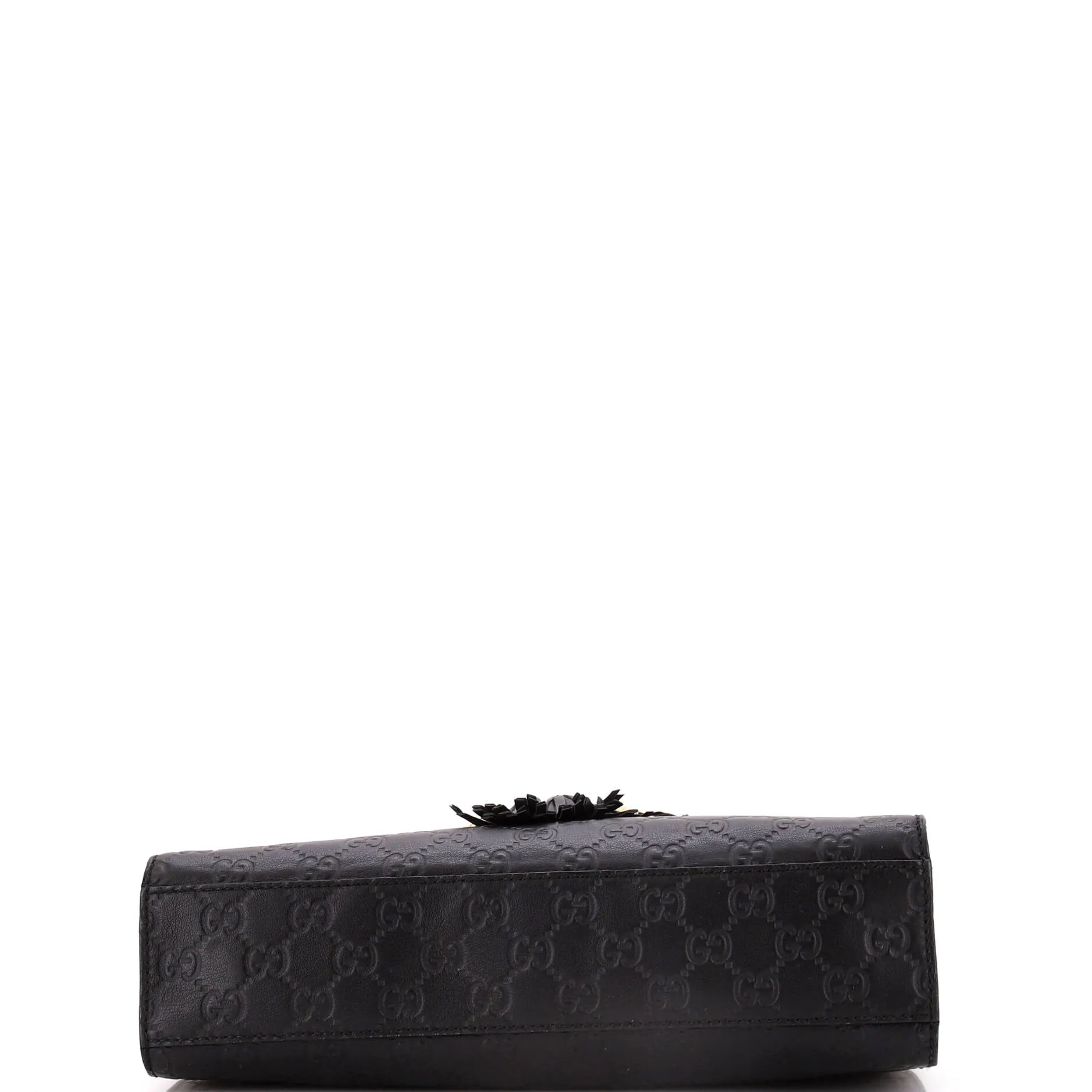 Emily Chain Flap Bag Guccissima Leather